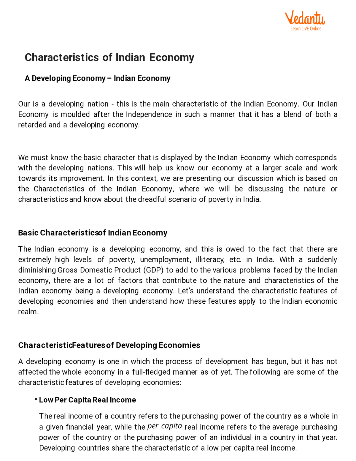 features-and-basic-characteristics-of-the-indian-economy