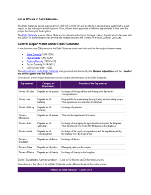 Class 2 - Lecture notes 2 - History of Medieval India - Studocu