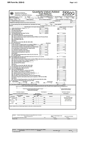 2002 Form PH BIR 2550Q Fill Online, Printable, Fillable,, 51% OFF