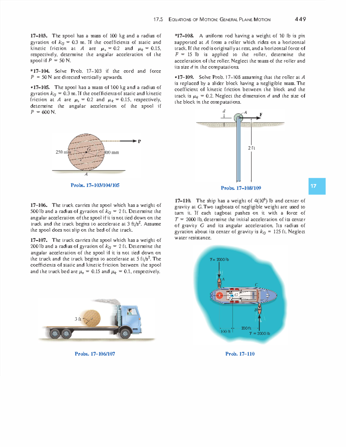 Equations OF Motion General Plane Motion 3 1 7 .5 EQUATIONS OF MOTION