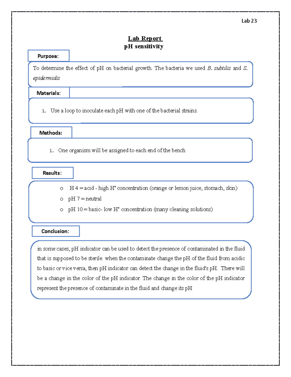 lab measuring ph assignment lab report edgenuity