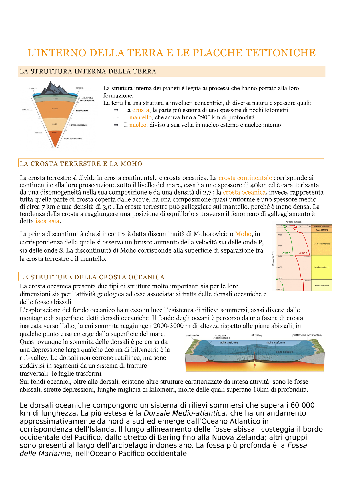 Linterno Della Terra Linterno Della Terra E Le Placche Tettoniche La Struttura Interna Della 7349