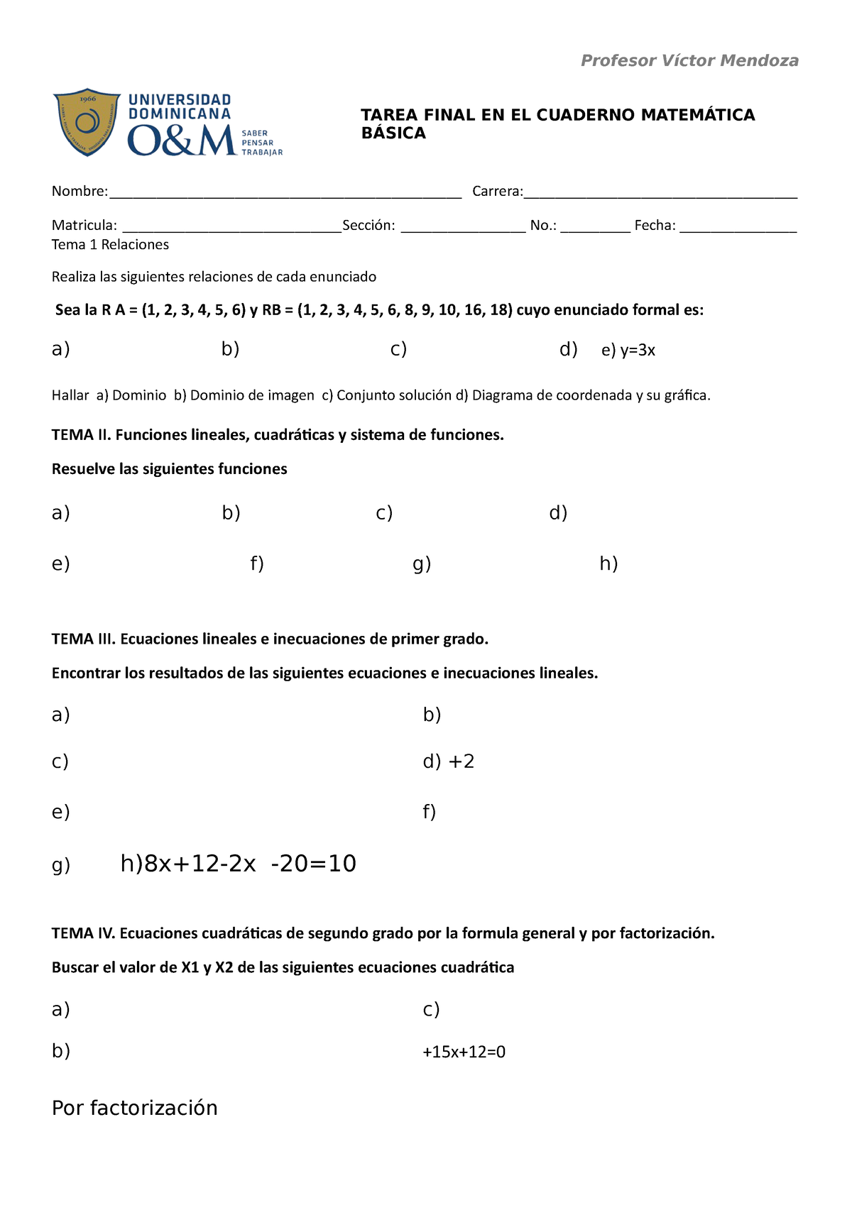 507267 Tarea Parcial Matematica Basica 7 Nov 2019 - Profesor Víctor ...