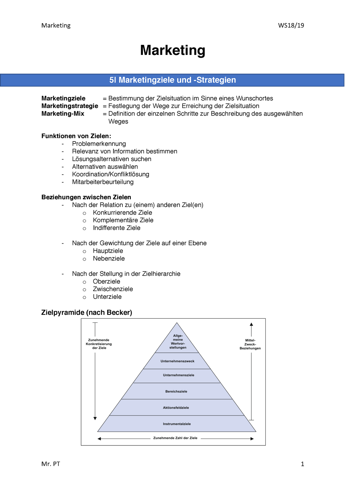 Zusammenfassung Marketing Kapitel 5 - Marketing Marketing ...