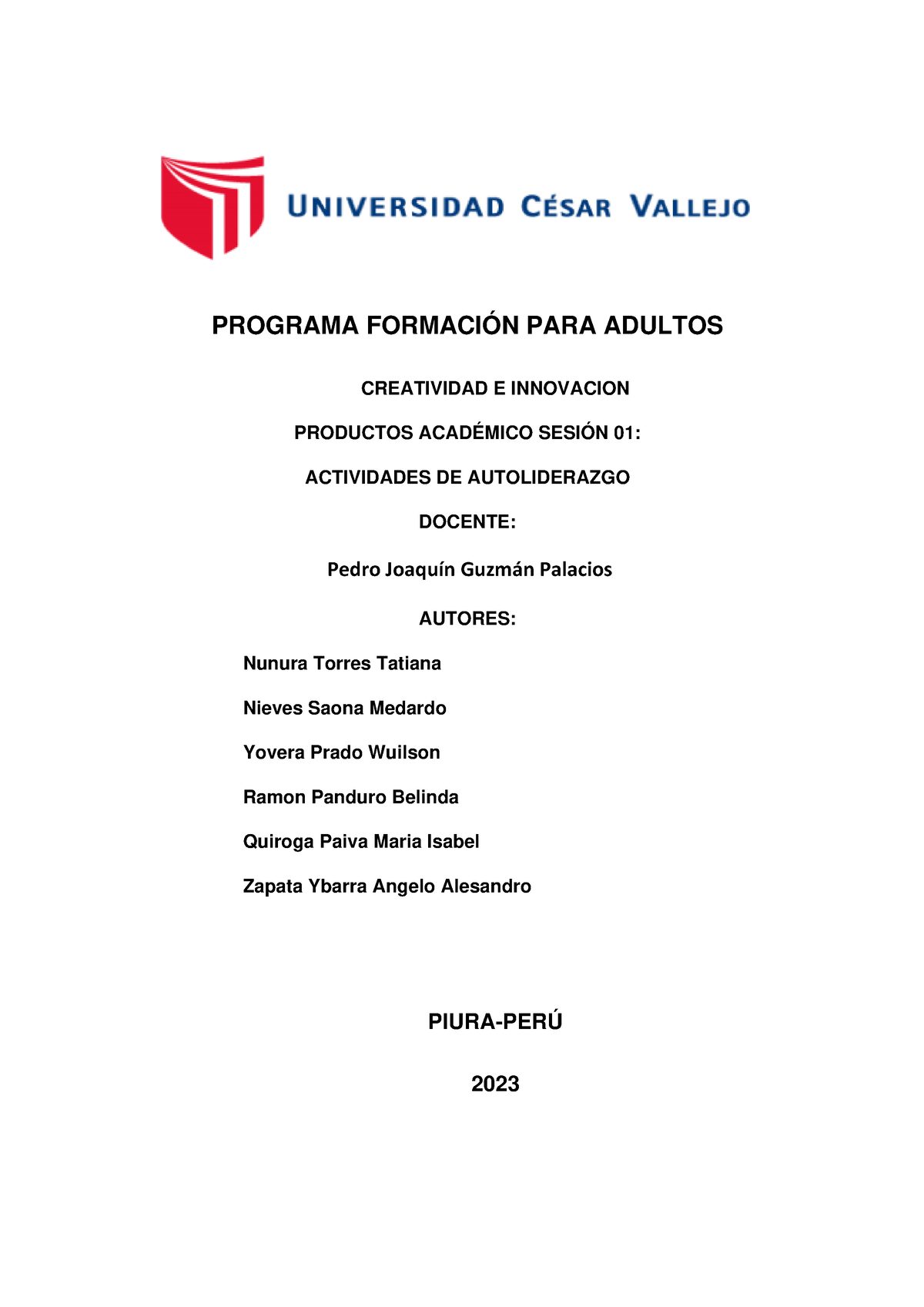 Sesion 01- Actividad Grupo B - PROGRAMA FORMACIÓN PARA ADULTOS ...