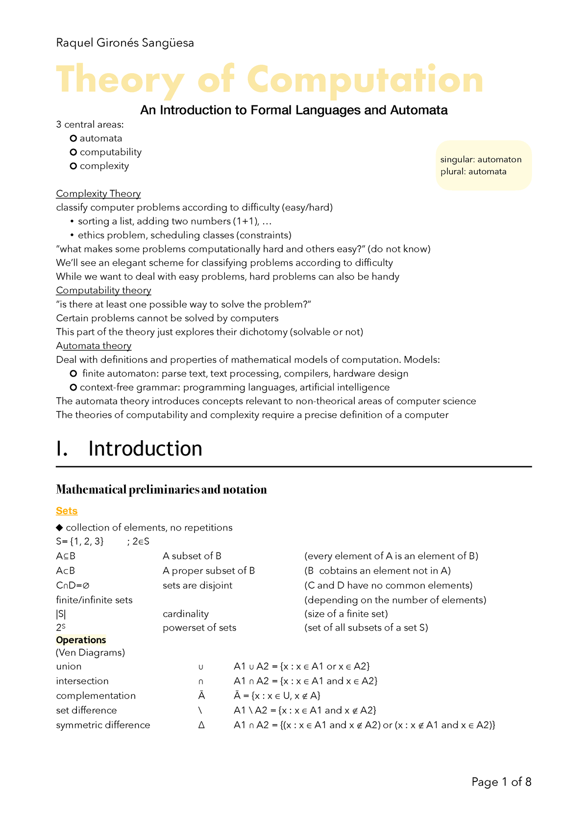 Theory Of Computation - .. - Ethics Problem, Scheduling Classes ...