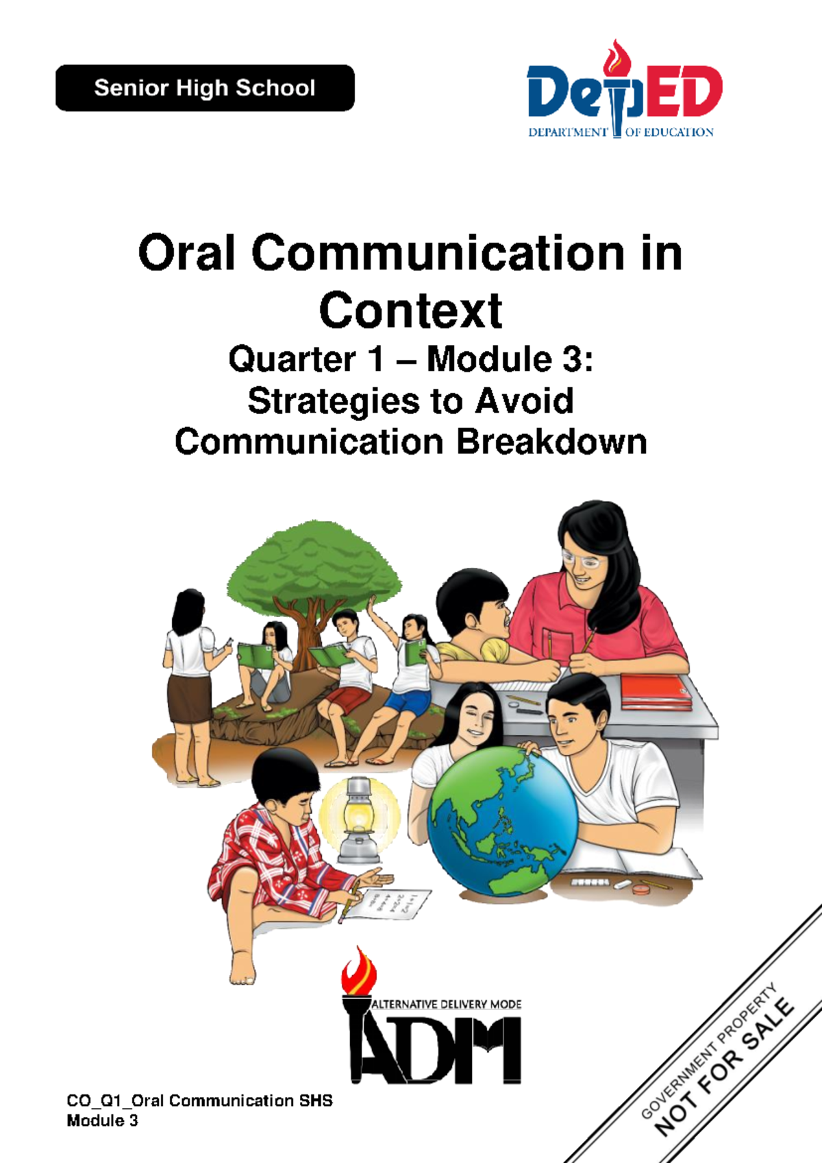 Oralcommunication Q1 Mod 3 Strategiestocommunicationbreakdown V2 - CO_Q ...