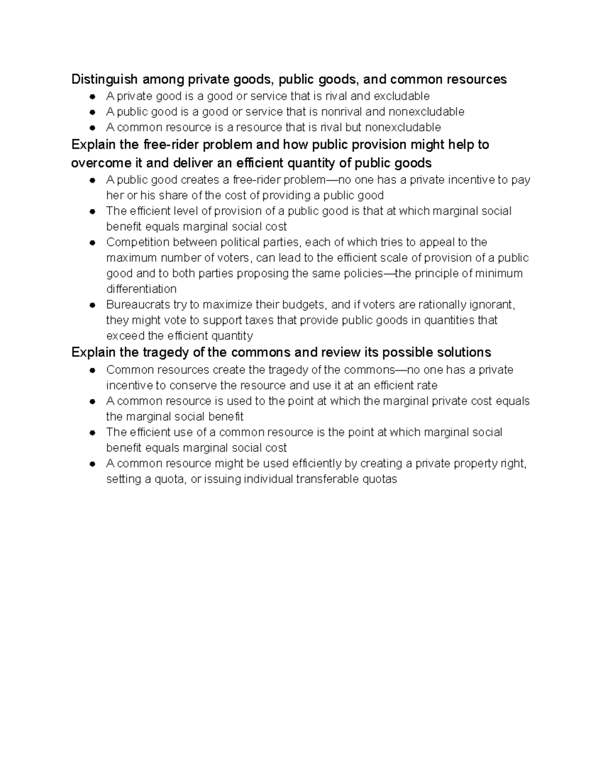 microeconomics chapter 11 homework