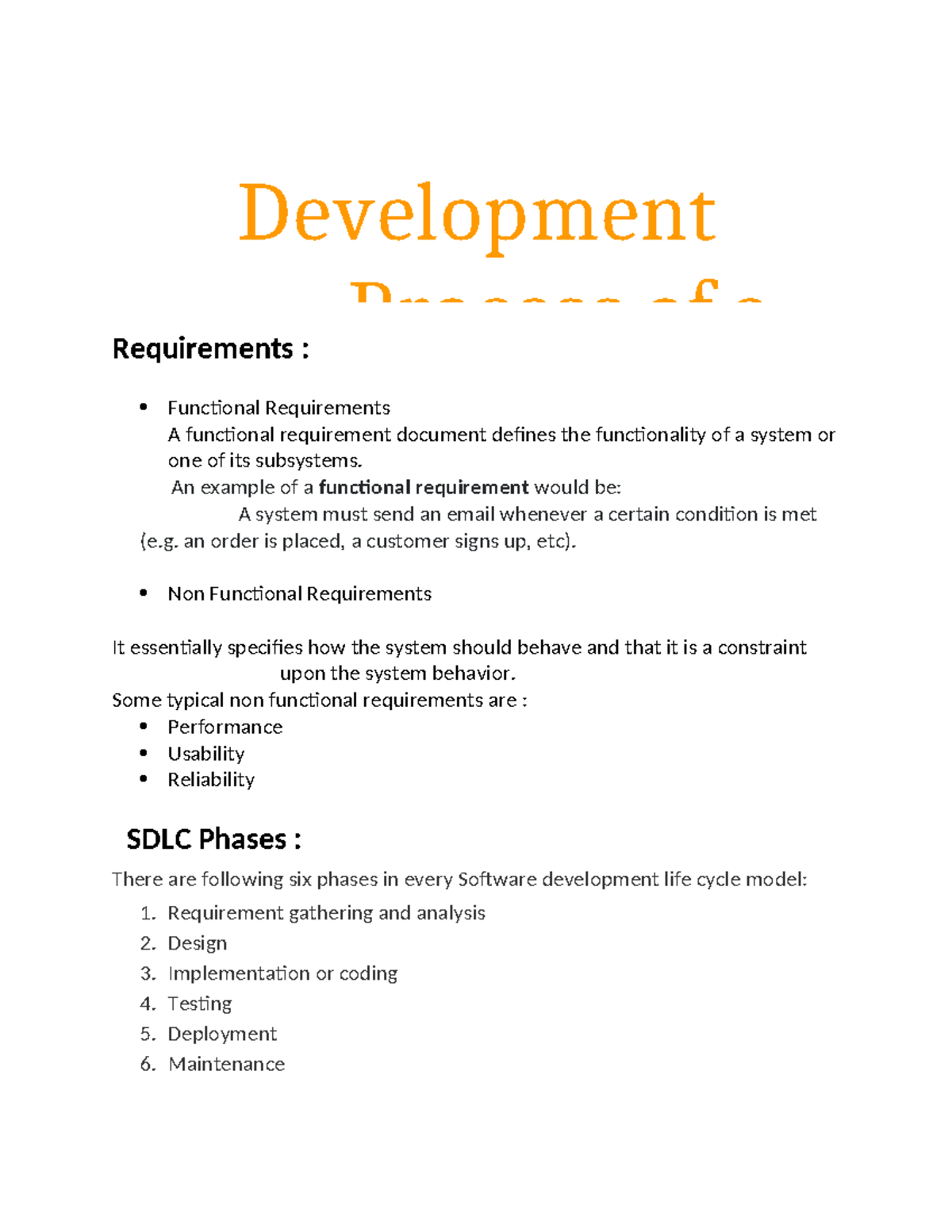 Chapter 2 - Requirements : Functional Requirements A functional ...