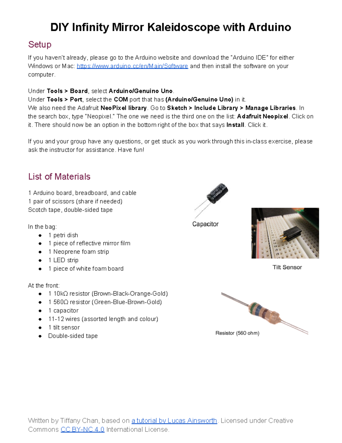 DIY Infinity Mirror Kaleidoscope with Arduino 1 1 DIY Infinity Mirror