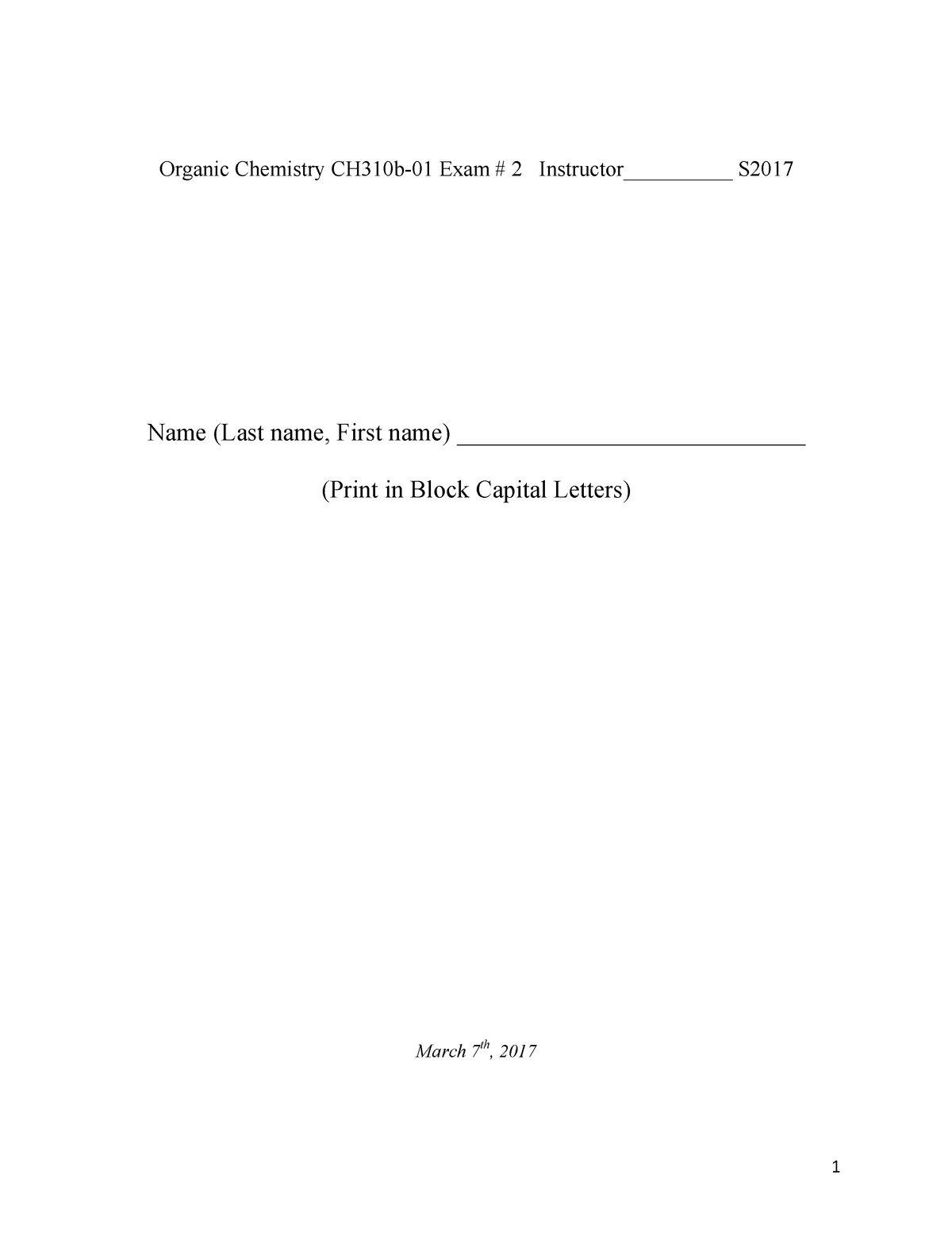 ch14-18-test-2-030717-1-organic-chemistry-exam-2-s2017-name-last