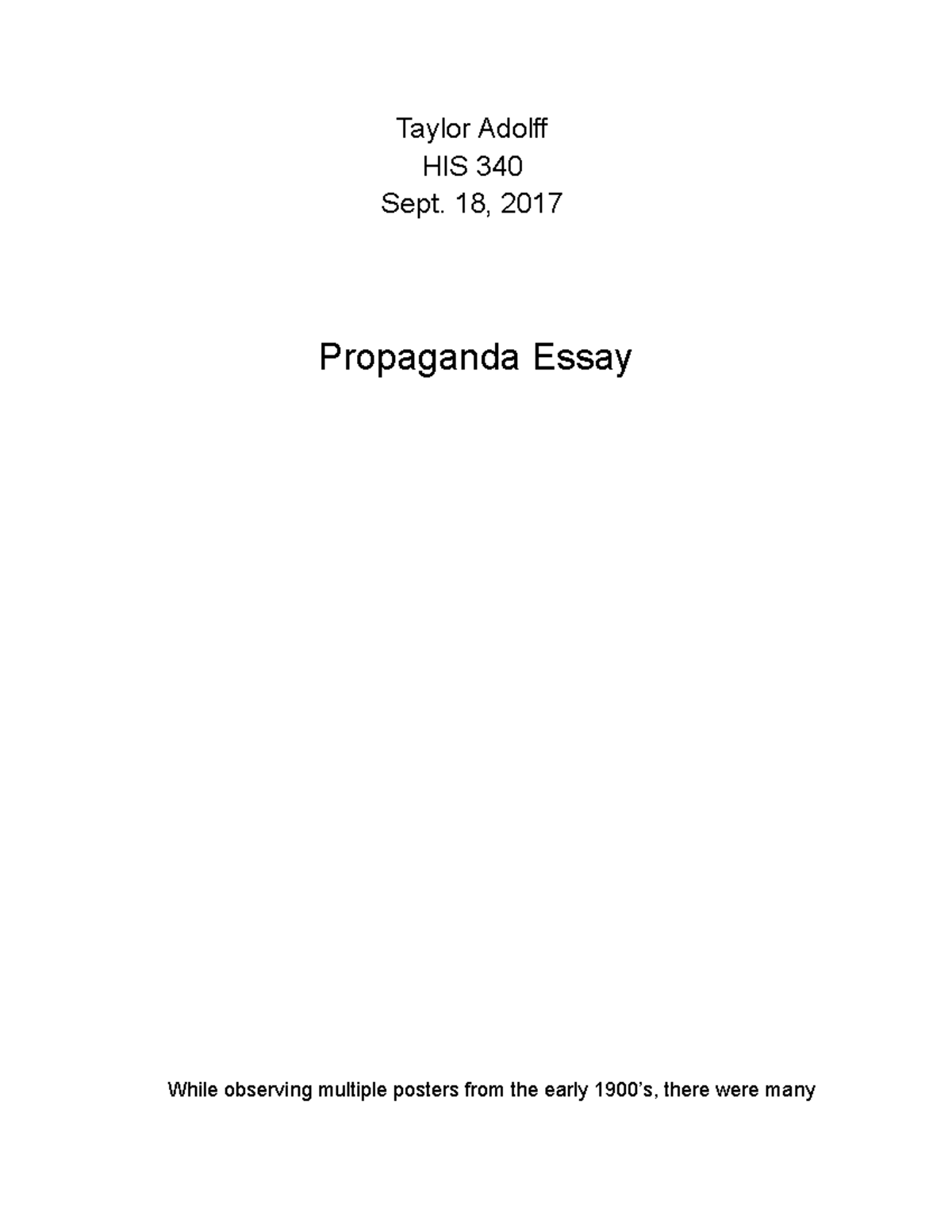 propaganda essay prompts