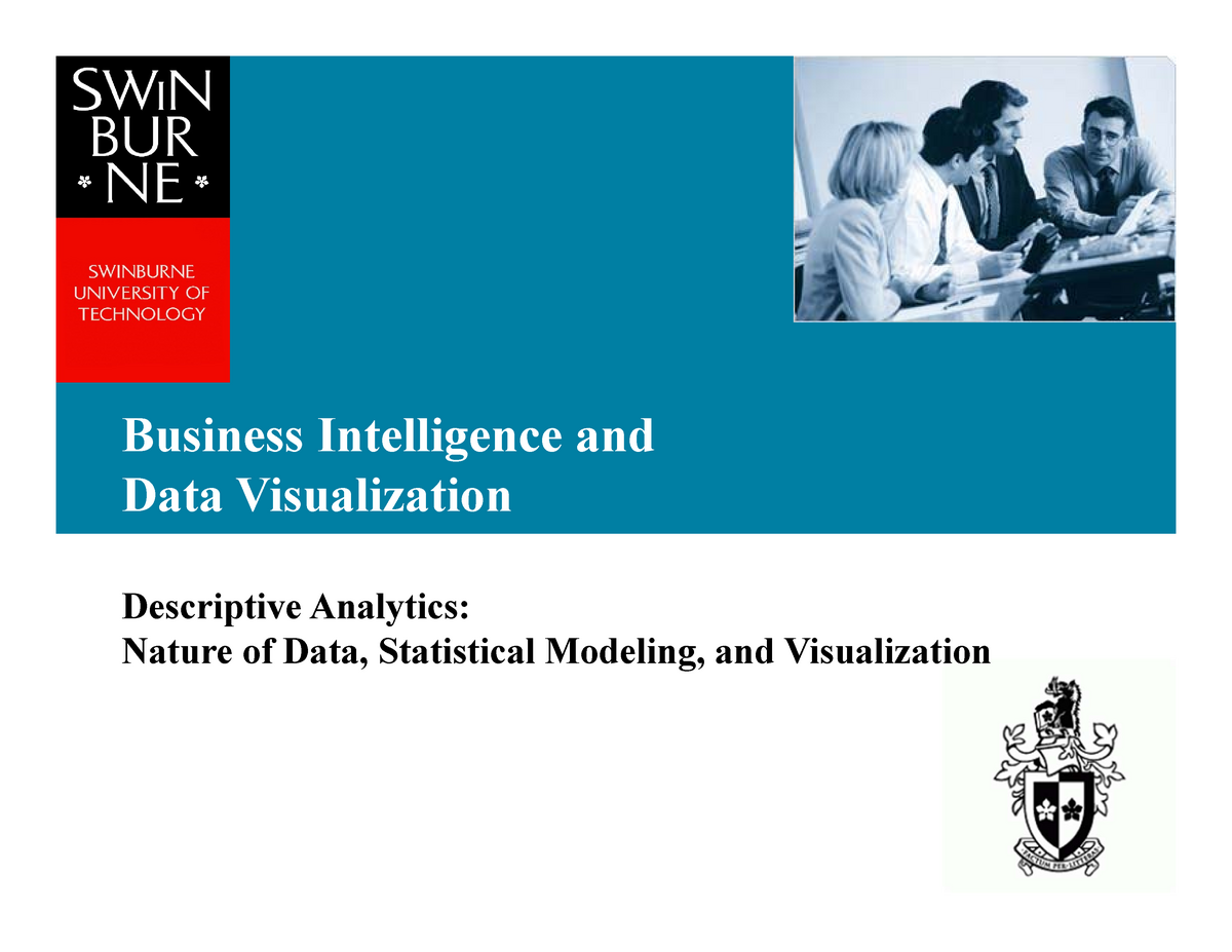 Week 6 Lecture Slides (extended) - Business Intelligence And Data ...