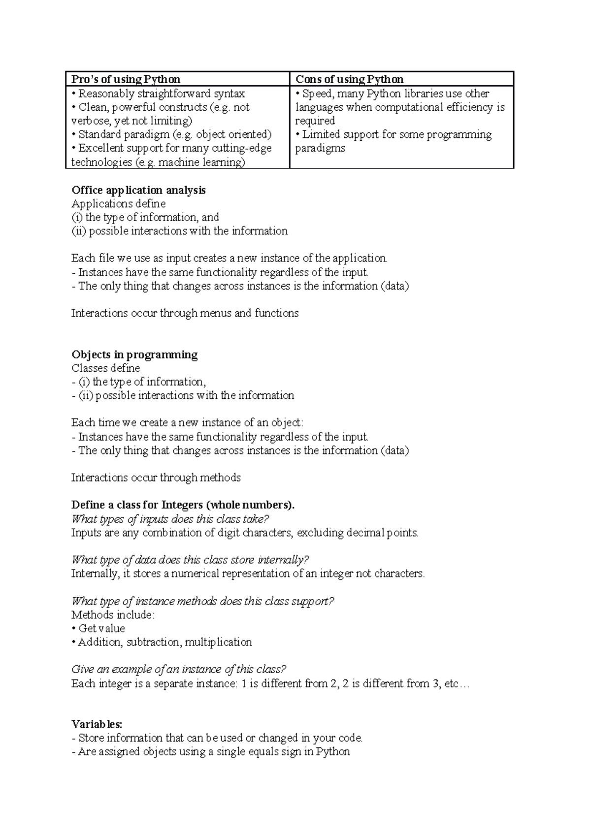 FINS3646 Notes - summary of reading + tutorial work - Pro’s of using ...