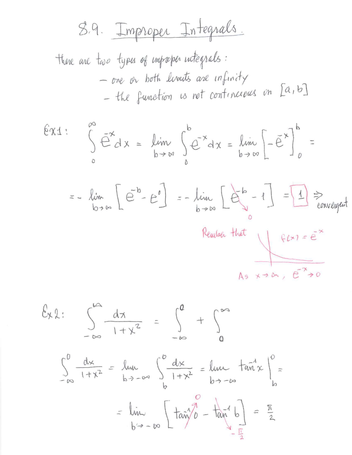 section-8-9-improper-integrals-mac2312-studocu