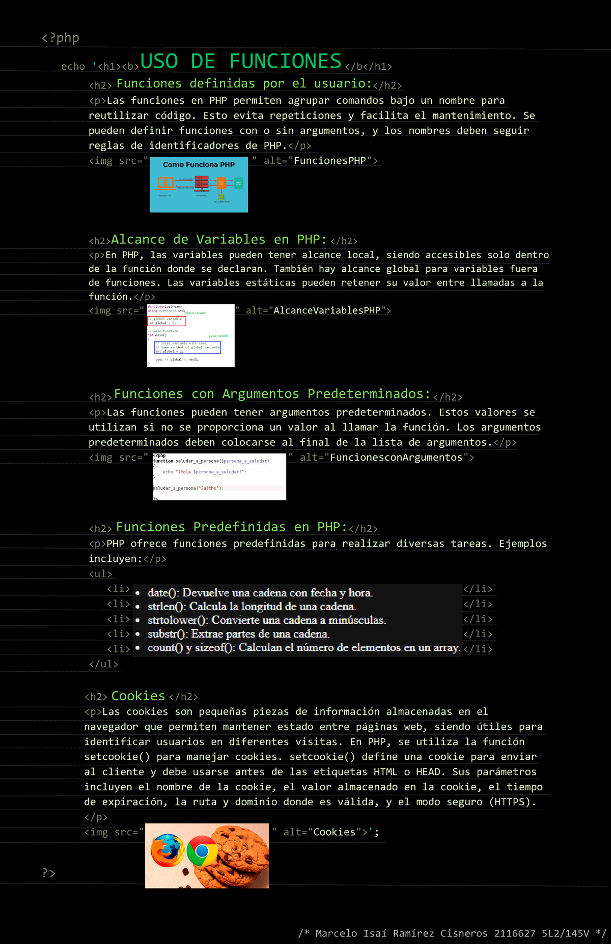 Dim2 Berrones - Holap - Echo ' USO DE FUNCIONES