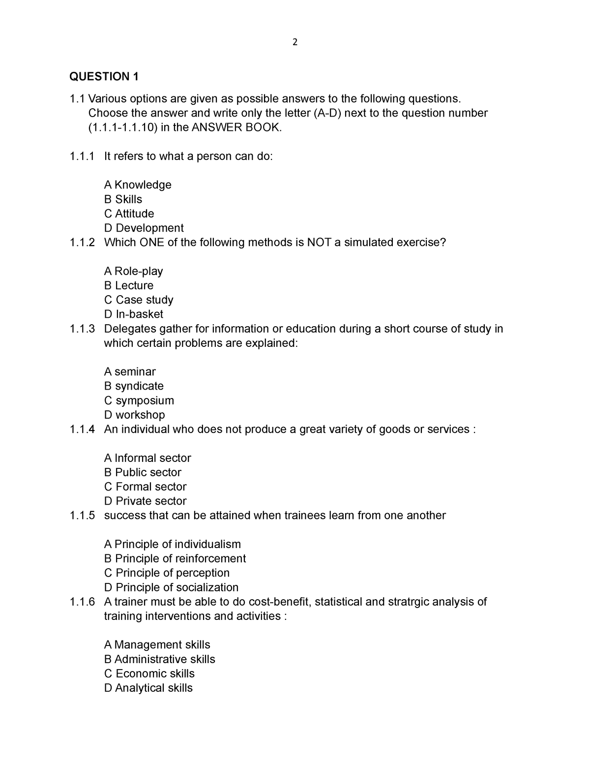 educational psychology n6 question paper