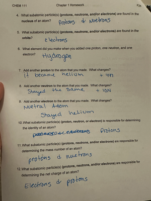Exam 1 Study Guide KEY - Exam 1 Study Guide CHEM 111 Covering content ...