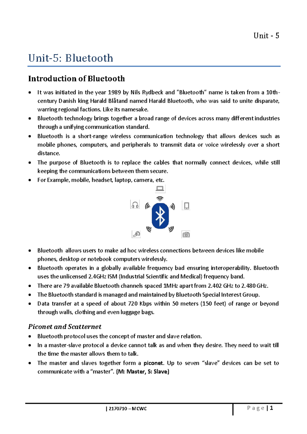 2170710 Mobile Computing and Wireless Communication-Notes PDF-Unit-5 ...