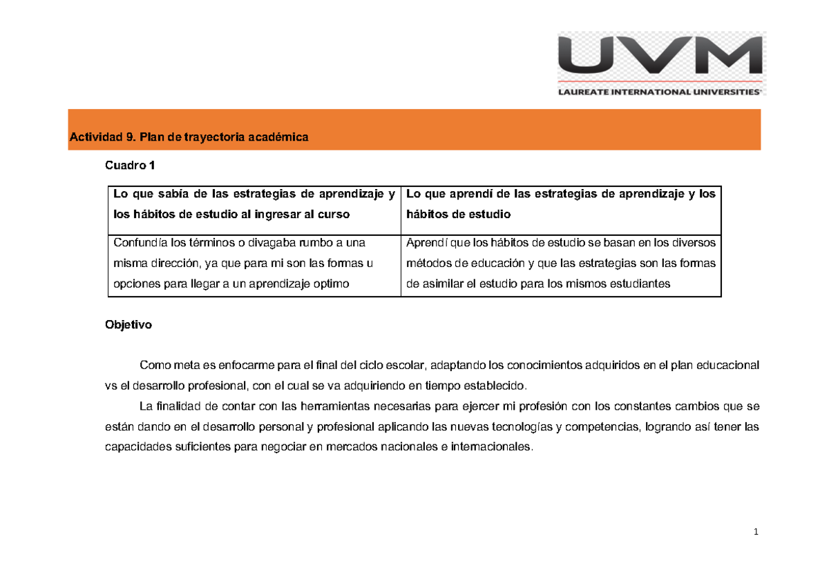 A9 METS - evaluación de prototipo antes y continuamente del estudiante ...