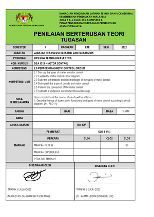 1. Perform PRE- Installation SITE Check - KEMENTERIAN ...