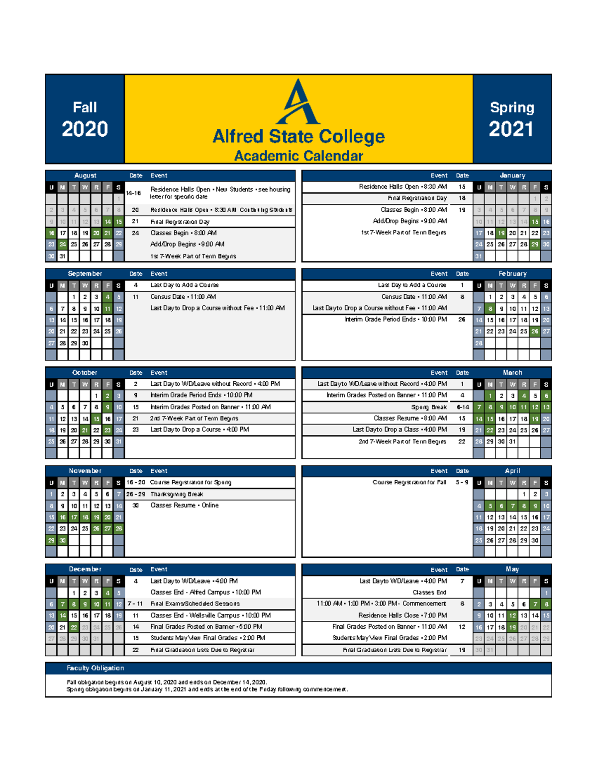 Academic Calendar 2020 2021 Revised 070920 - U M T W R F S U M T W R F S 1 1 2 2 3 4 5 6 7 8 3 4 5 6 - Studocu
