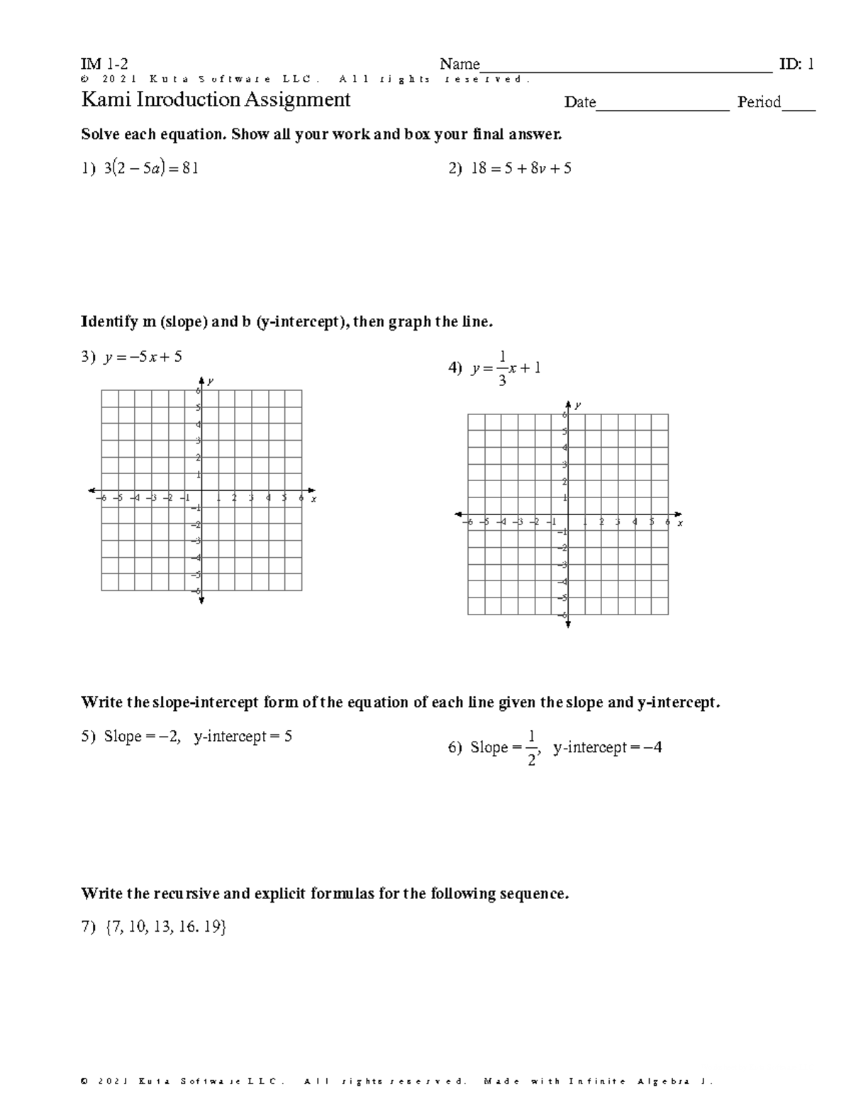 Kami Introduction Assignment IM 1-2 - ©k q 2 T 0 f 2 o 1 z HKauvtNaq ...