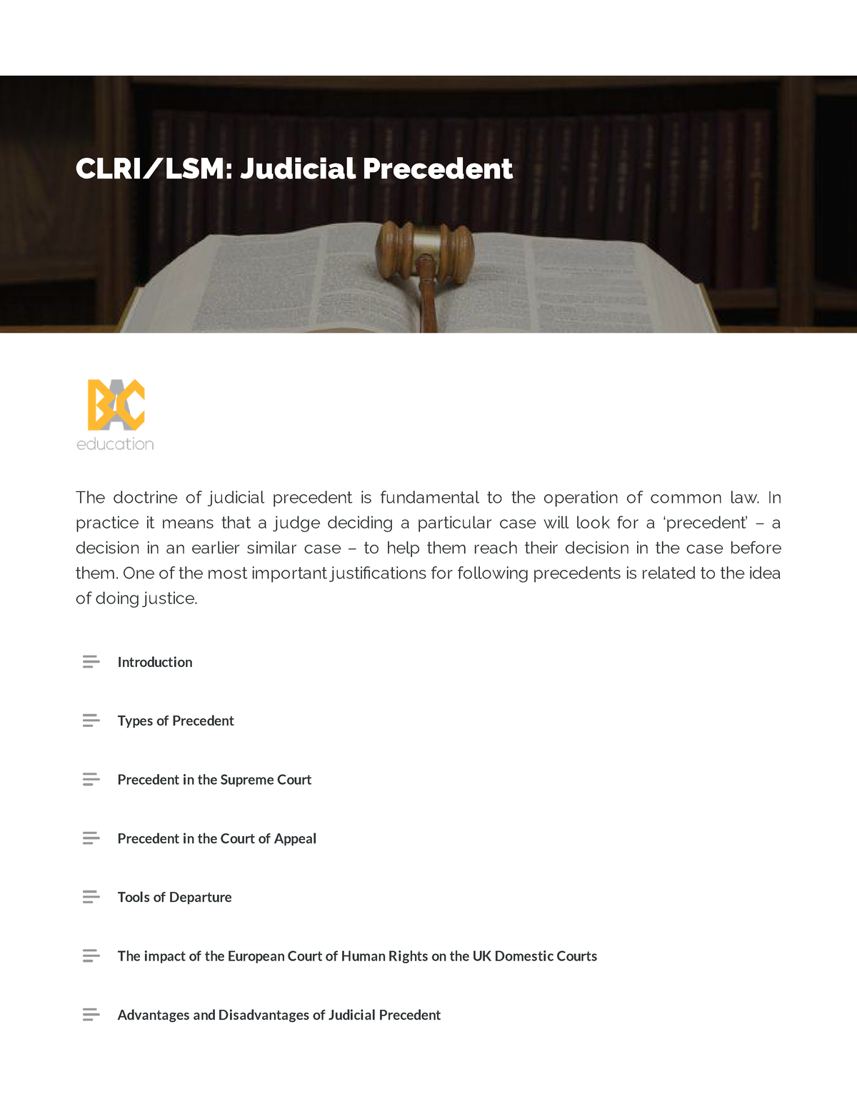 clr-chapter-2-judicial-precedent-the-doctrine-of-judicial-precedent