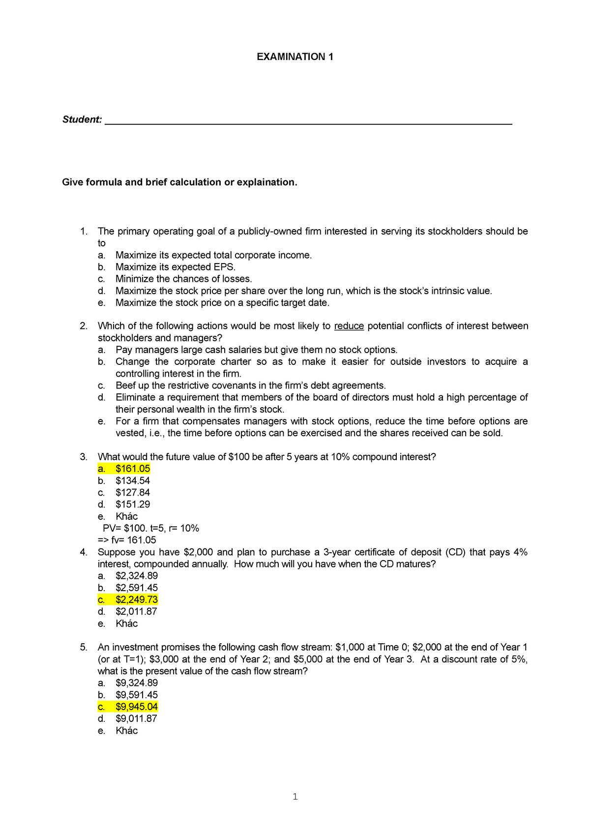 mid-exam-what-is-a-pure-discount-loan-examination-1-student