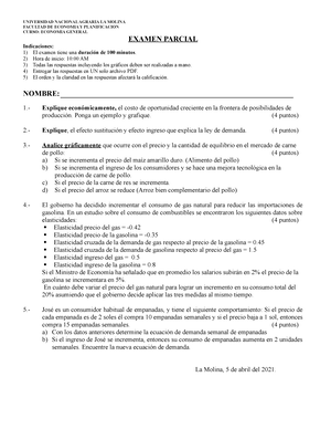 EG PC2 (A) - .... - 1 Curso : Economía General Practica : Calificada N ...