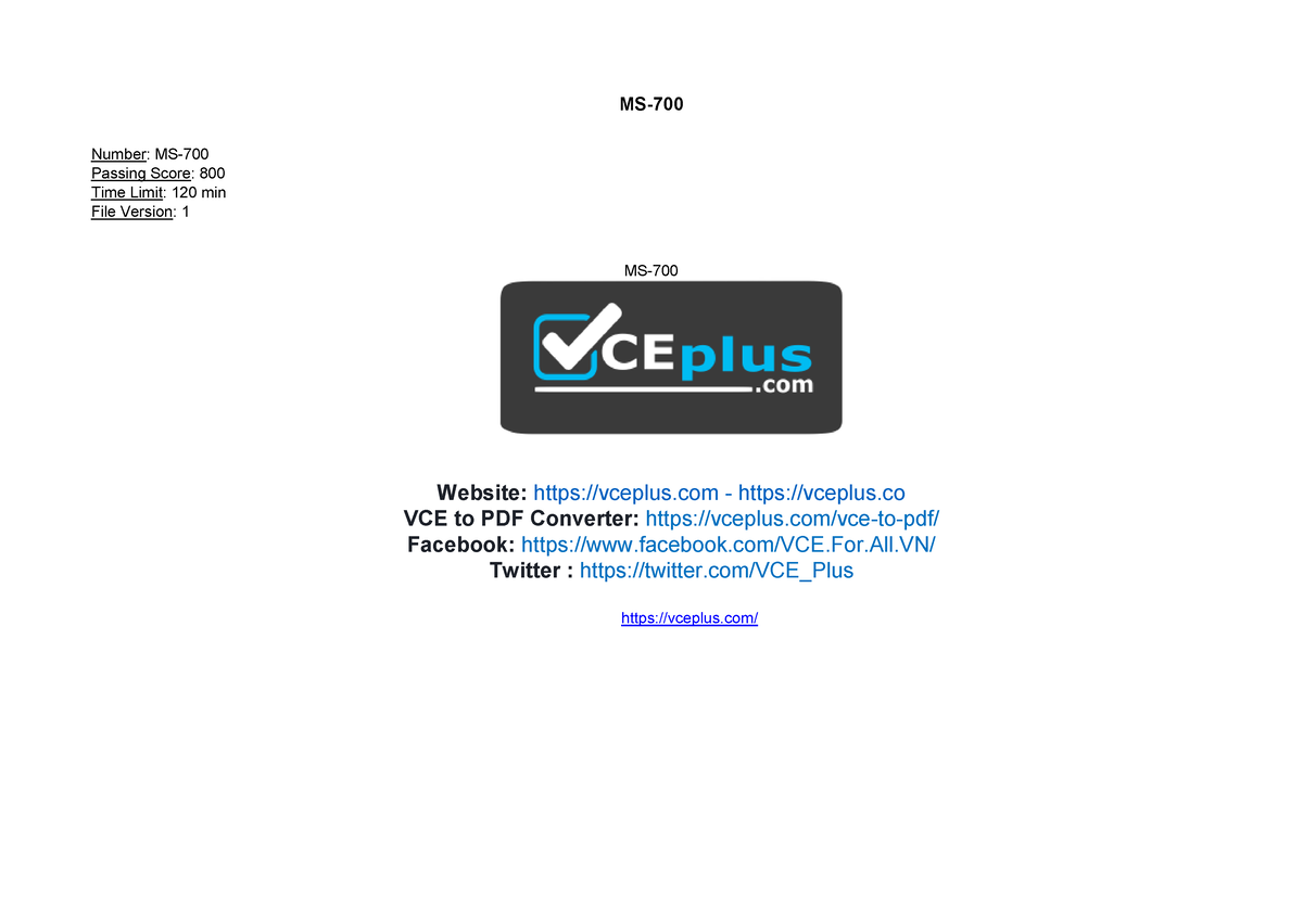 Exam MS-700 Pass Guide