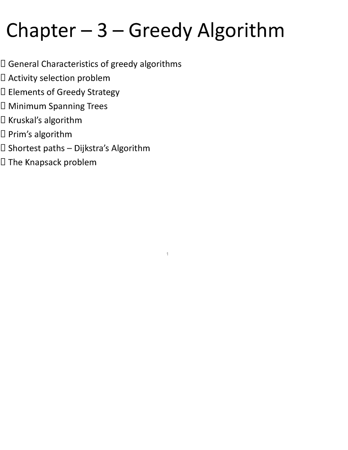 design-and-analysis-of-algorithm-chapter-3-greedy-algorithm