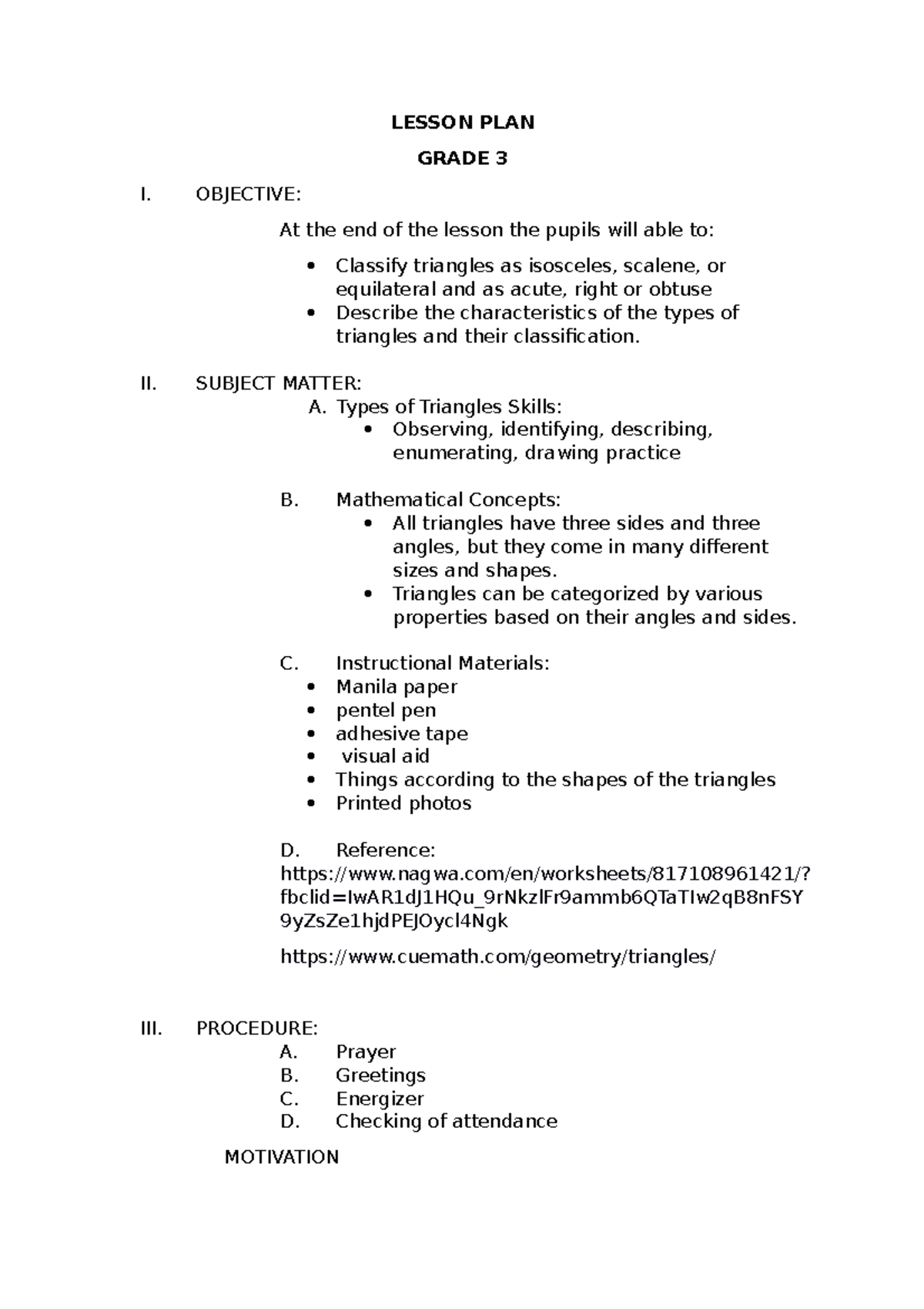 the-teaching-profession-lesson-plan-lesson-plan-grade-3-i-objective