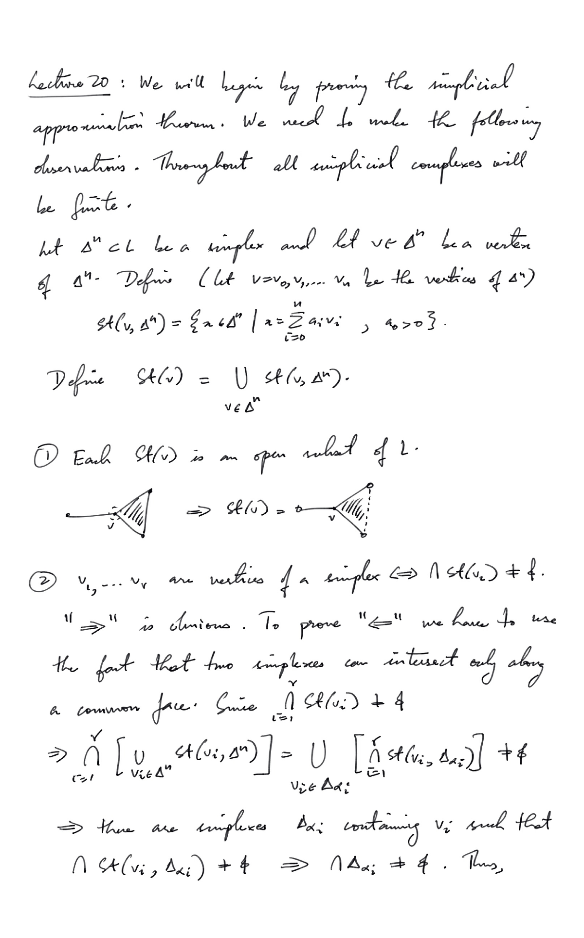 Lecture 20 - Algebraic Topology - Studocu