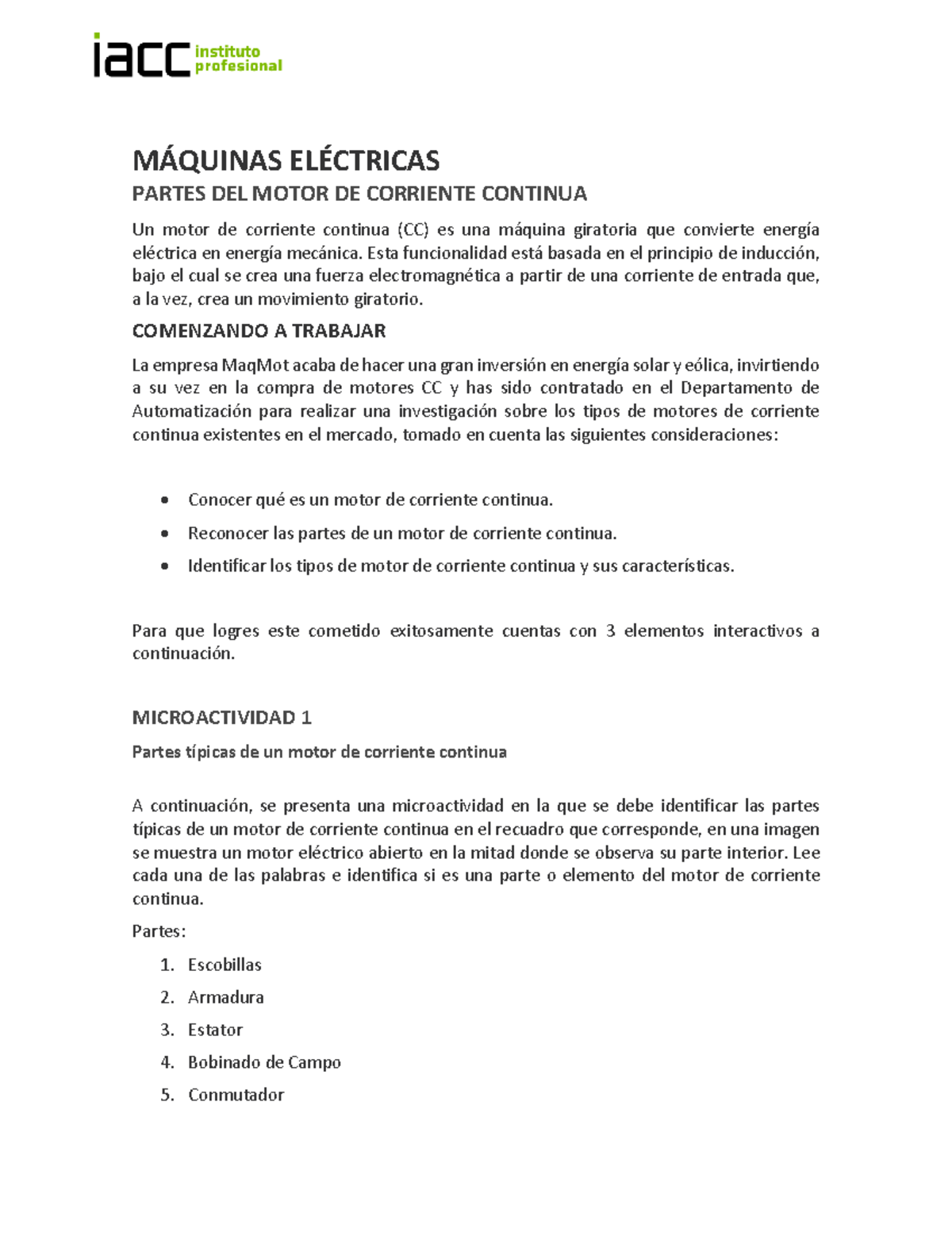 S5 Interactivo ACC Maqel 1301 - MÁQUINAS ELÉCTRICAS PARTES DEL MOTOR DE ...