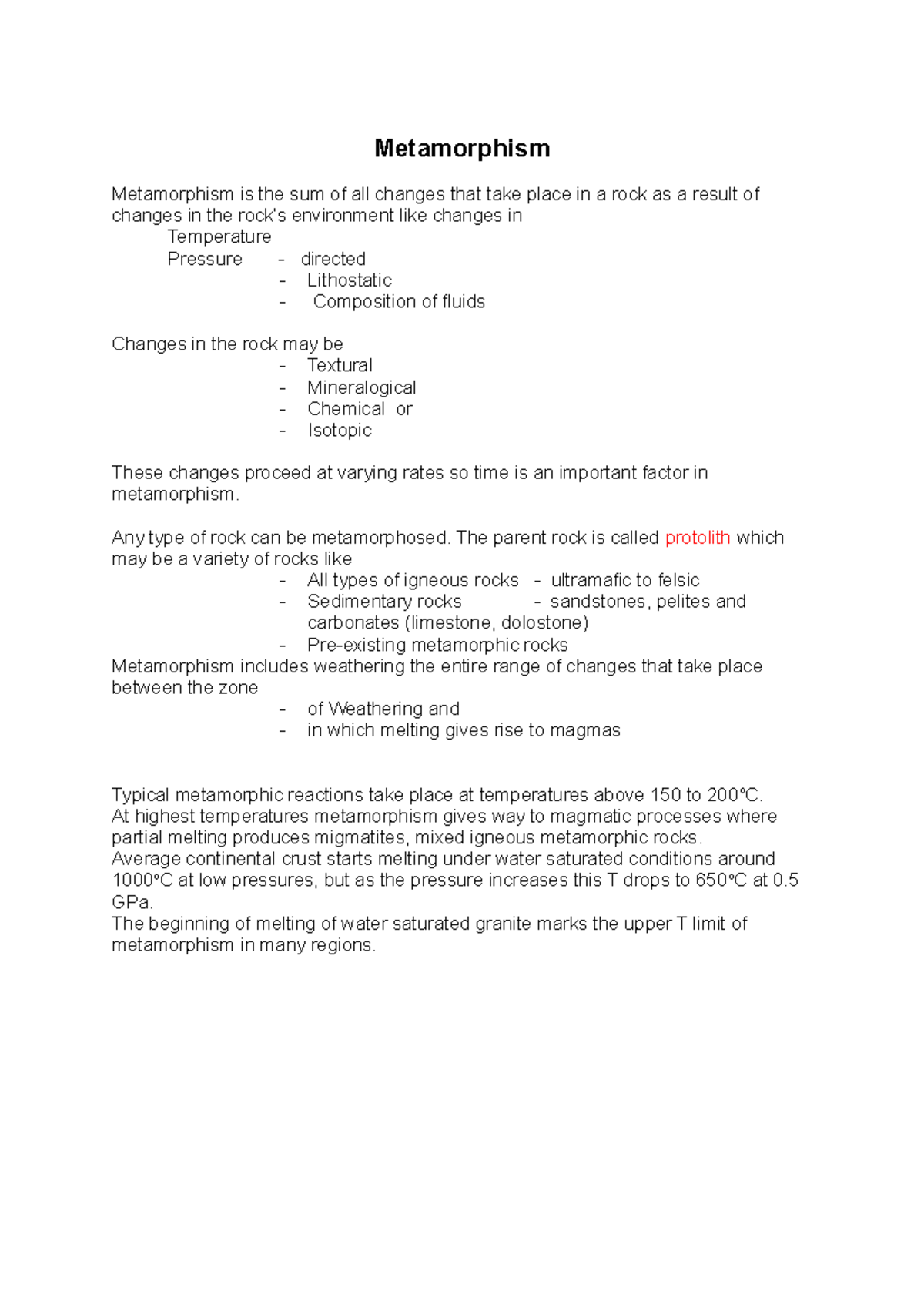 01-metamorphism-lecture-notes-1-metamorphism-metamorphism-is-the