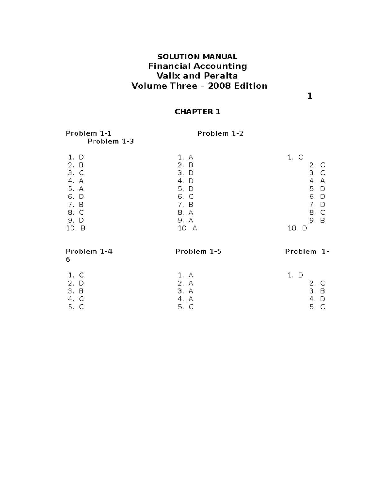 Exam 4 August Summer 2014, answers - SOLUTION MANUAL Financial ...