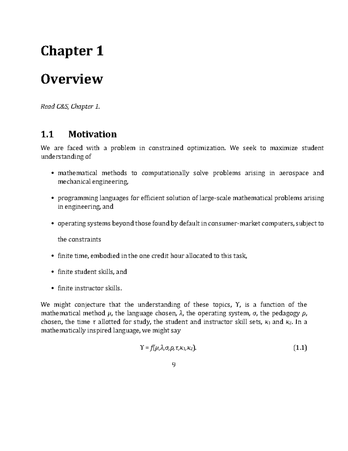 THE computer science general - Chapter 1 Overview Read C&S, Chapter 1 ...