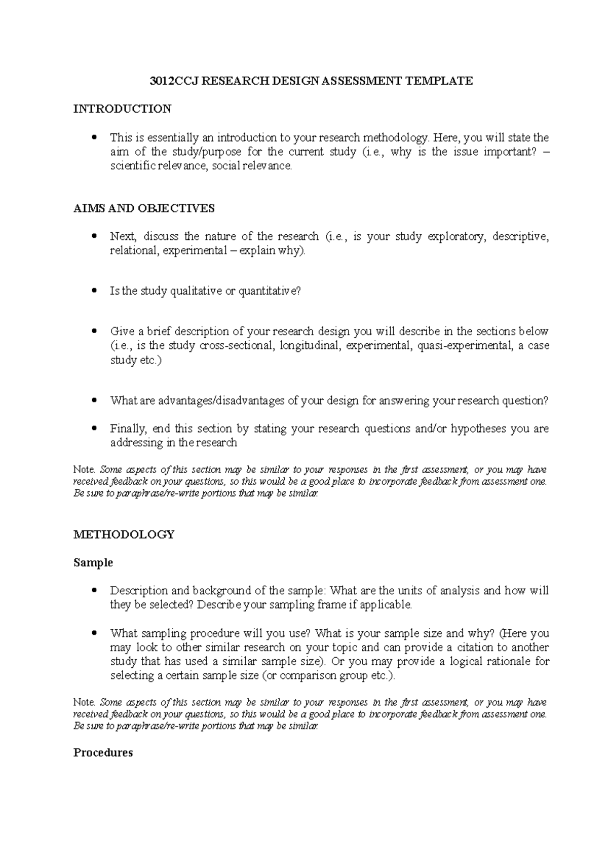 3012CCJ Research Design Template 2021 3012CCJ RESEARCH DESIGN