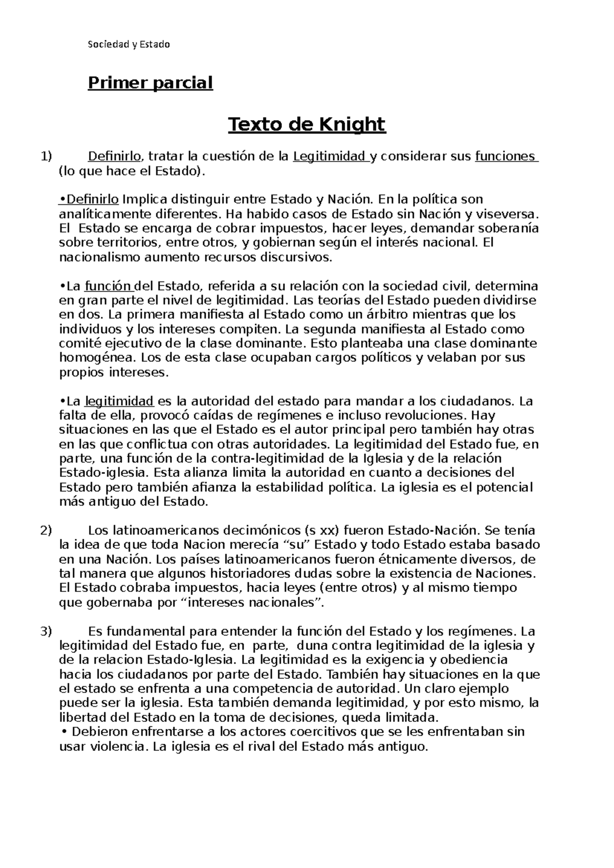 Sociedad Y Estado - Textos Resumidos Del Primer Parcial De ICSE Catedra ...