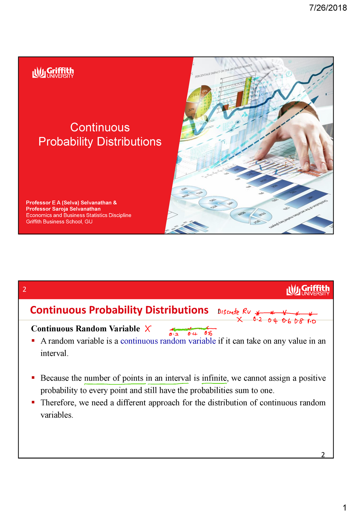 Module 3-2 Continuous Probability Distributions - Continuous ...