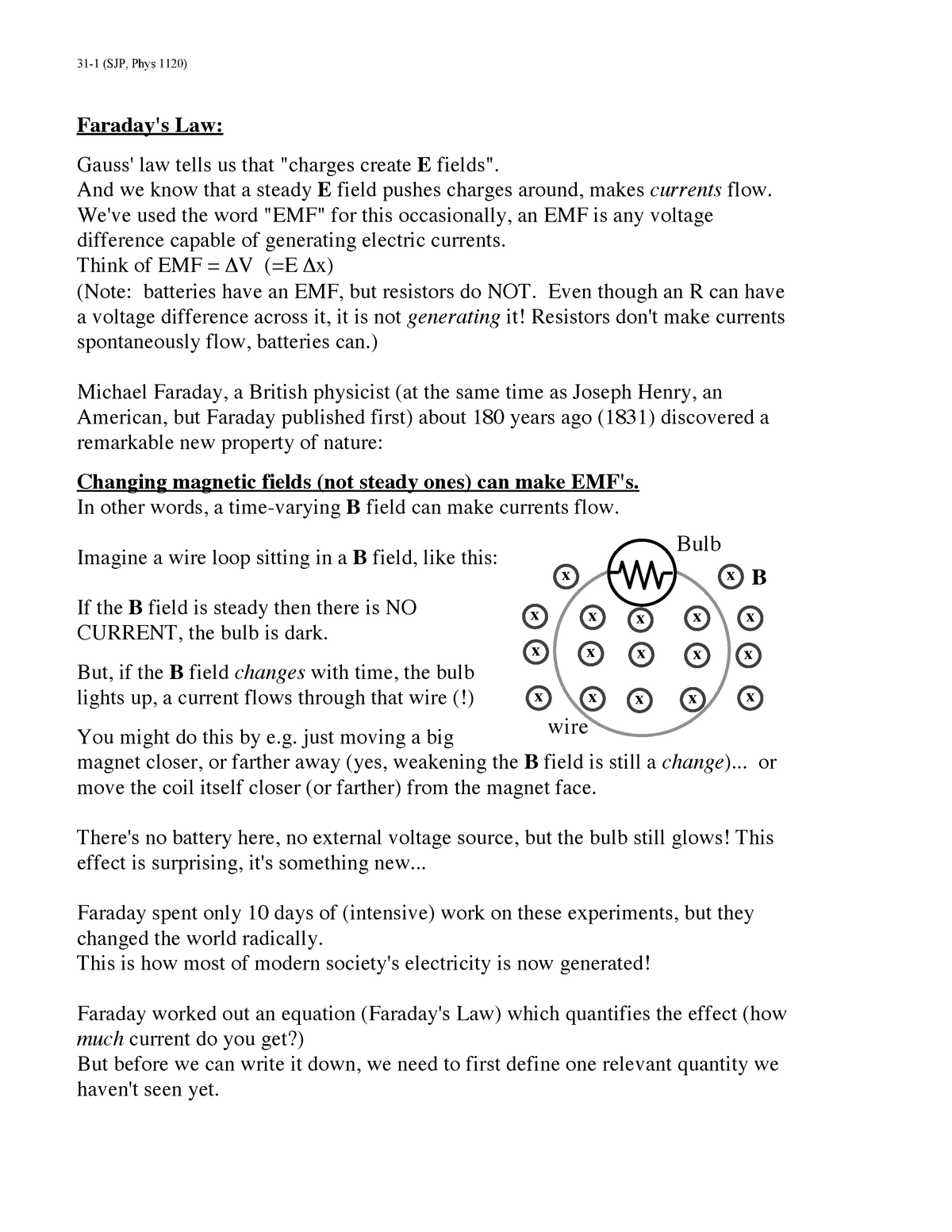 ch31-induction-lect-faraday-s-law-gauss-law-tells-us-that-charges