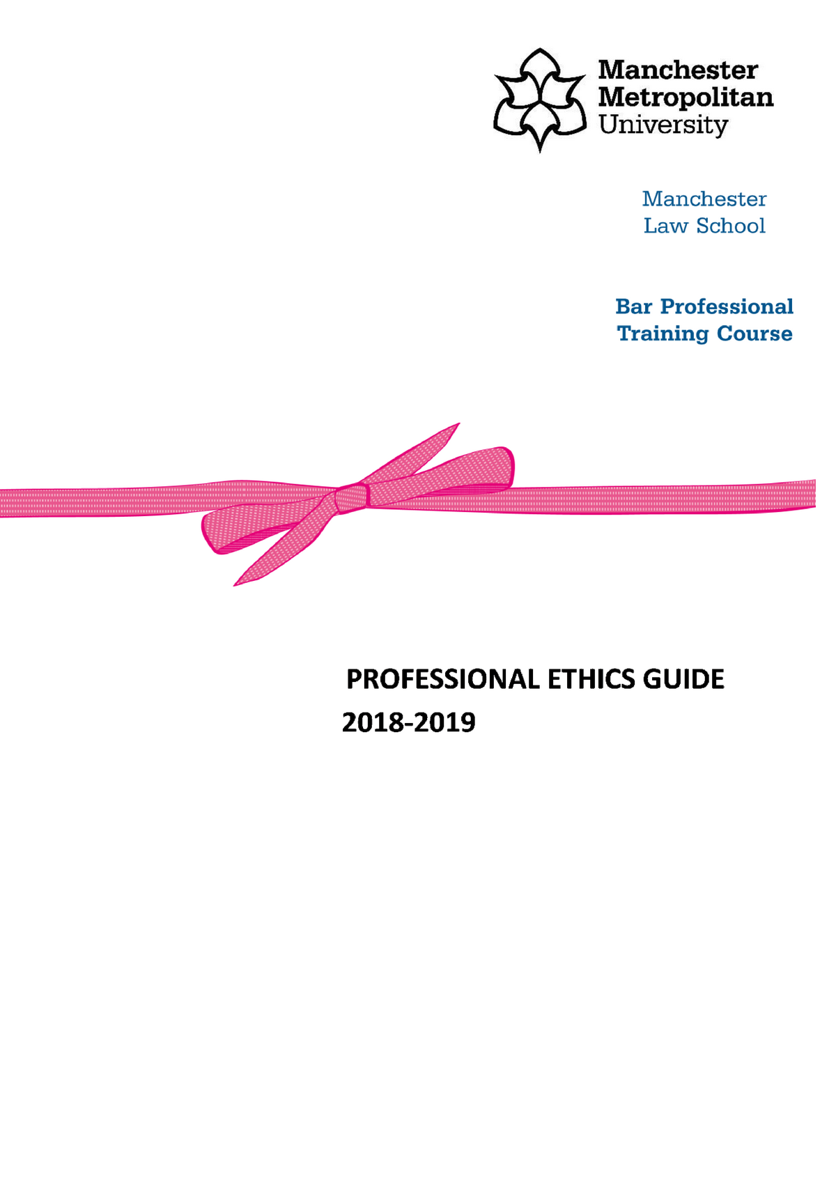 Professional Ethics Guide - PROFESSIONAL ETHICS GUIDE 2018 - Bar ...