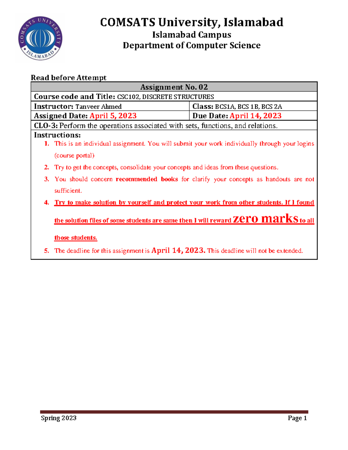 assignment availability code st