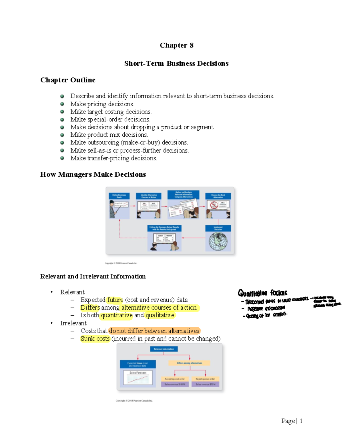 Chapter 8 - Prof was Matthew Boland. These are my complete course notes ...