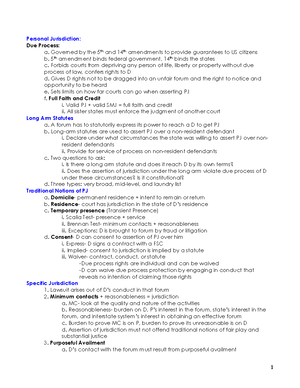 Joinder Flowchart - Summary Civil Procedure - Rule 13 (A) Compulsory ...