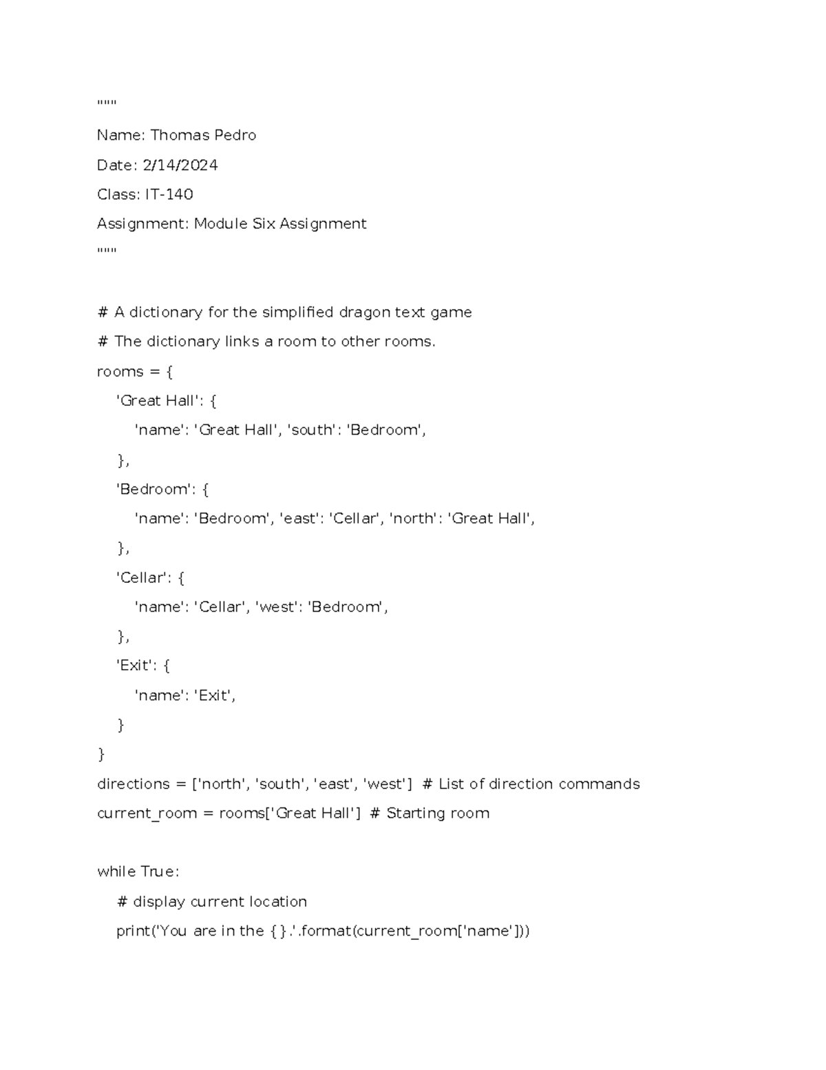 Module 6assignment - assignment 6 - 