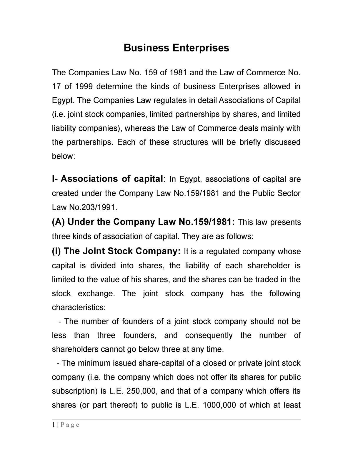 types-of-companies-notes-business-enterprises-the-companies-law-no