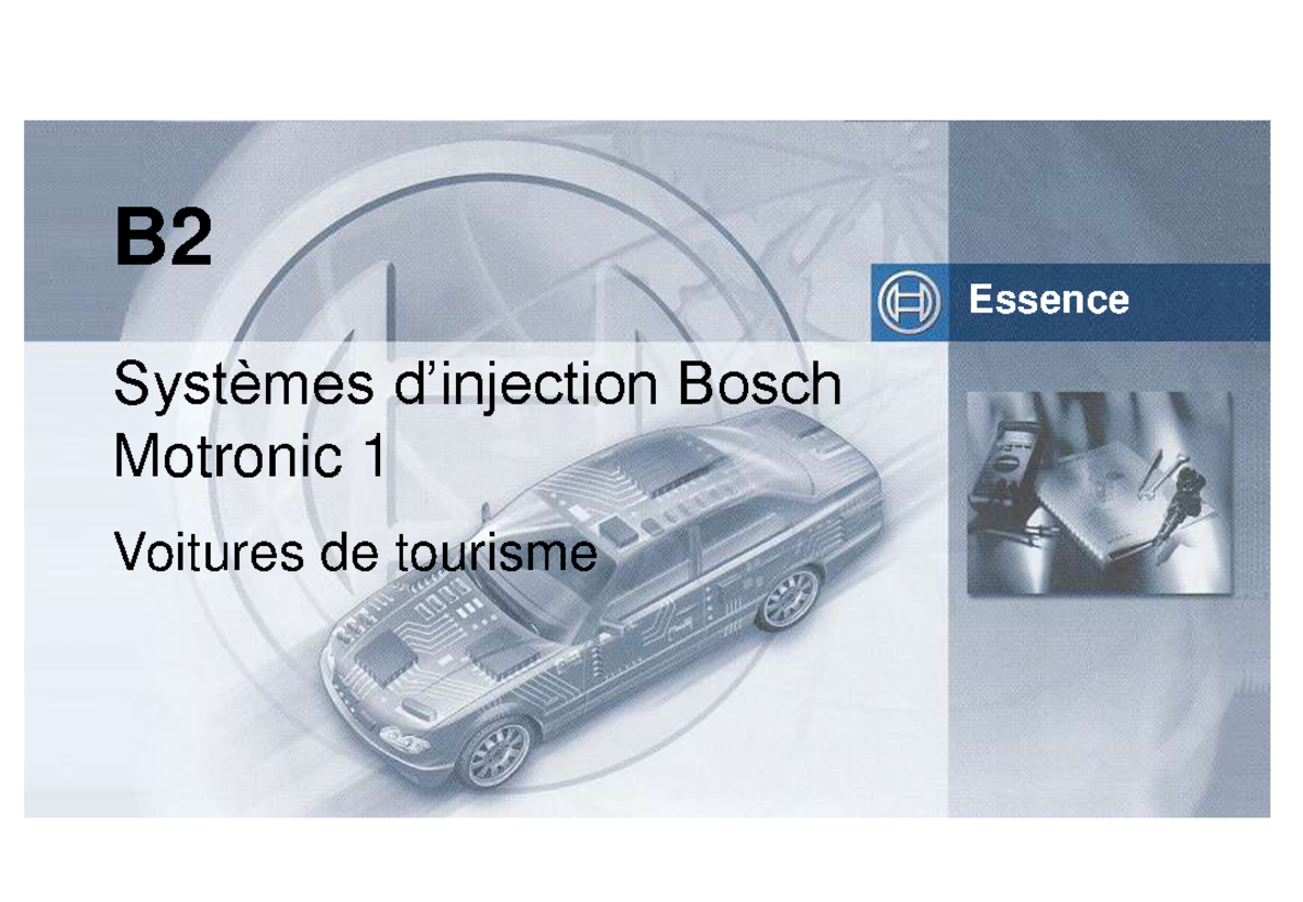 Injection Bosch Motronic - © Alle Rechte bei Robert Bosch GmbH, auch ...