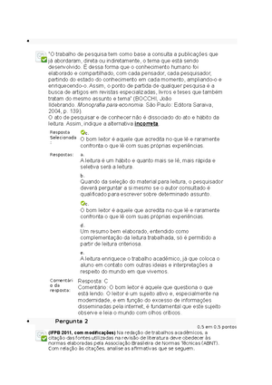 Atividade Teleaula III - Metodologia Cientifica - METODOLOGIA ...